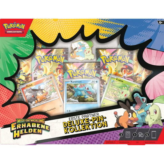 Pokémon Mega Entwicklung - Deluxe-Pin-Kollektion - Erhabene Helden [DEUTSCH]