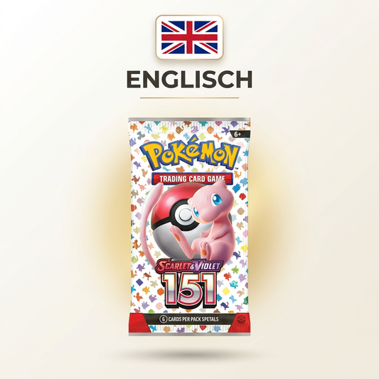 Pokémon 151 Booster – 1x Pack [ENGLISCH]