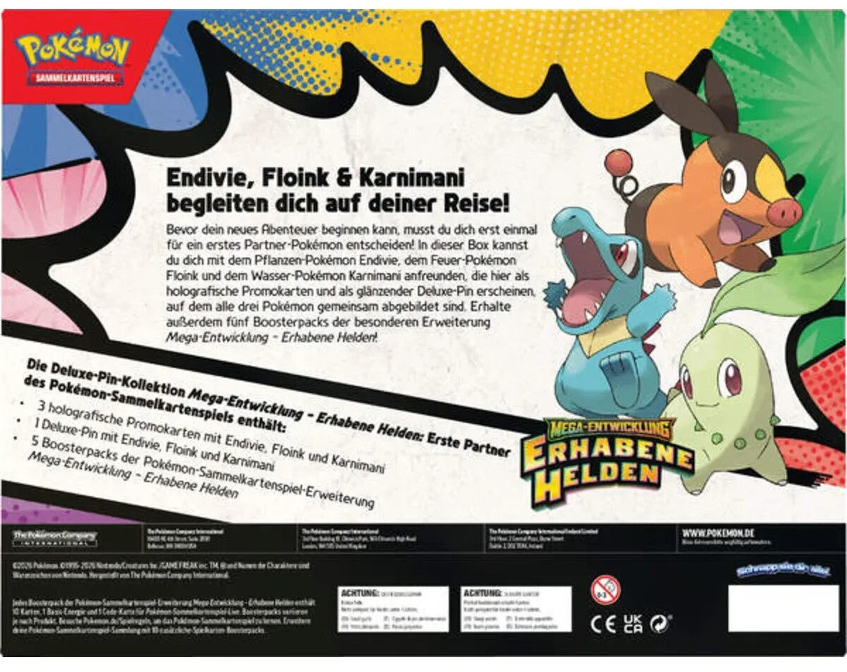 Pokémon Mega Evolution - Deluxe Pin Collection - Noble Heroes [ENGLISH]